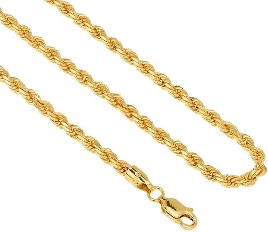 Baby’s First Rope Chain – 10" | 2mm | 10kt Solid Gold
