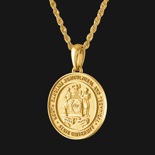 Too-Smooth 14KT Solid Gold North Carolina A&T State University Pendant