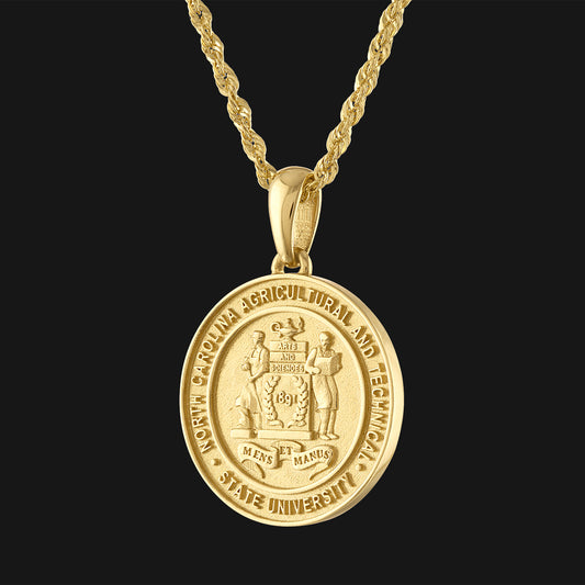 Too-Smooth 10KT Solid Gold North Carolina A&T State University Pendant